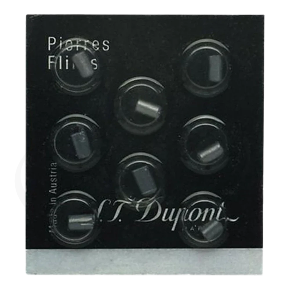 S.T. Dupont Lighter Flints Black 000600 black flint stones pack of 8 for S.T. Dupont lighters accessories