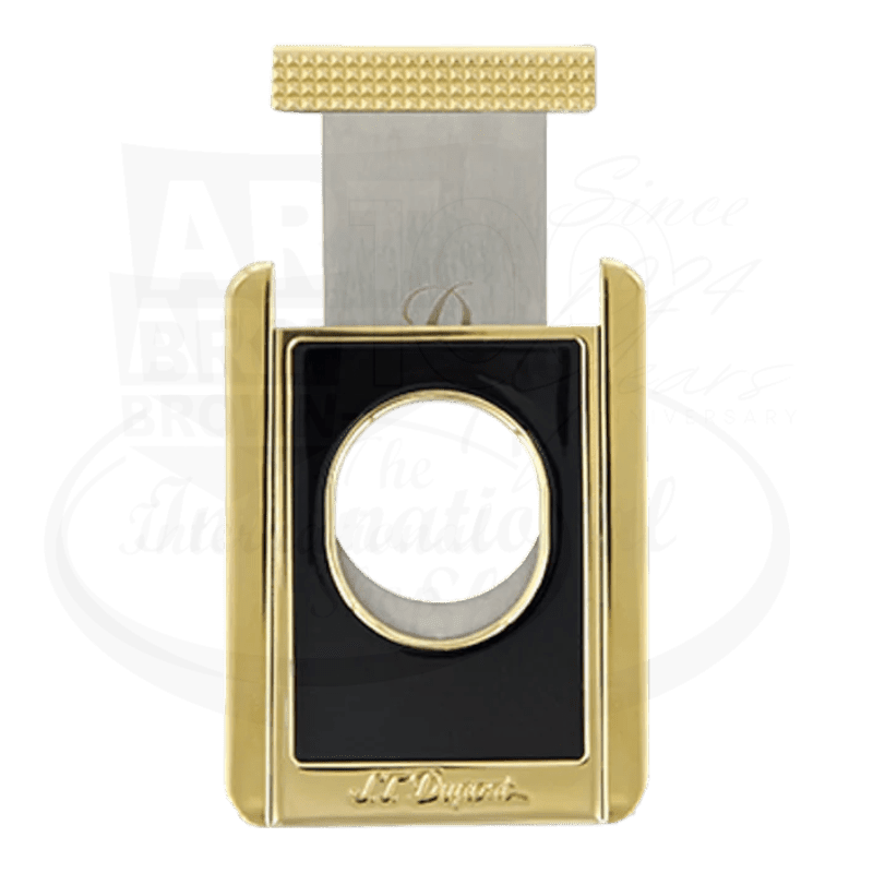 S.T. Dupont Black and Gold Cigar Cutter Stand, 003393