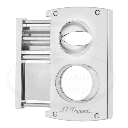 S.T. Dupont Double Blade Chrome Cigar Cutter, 003418
