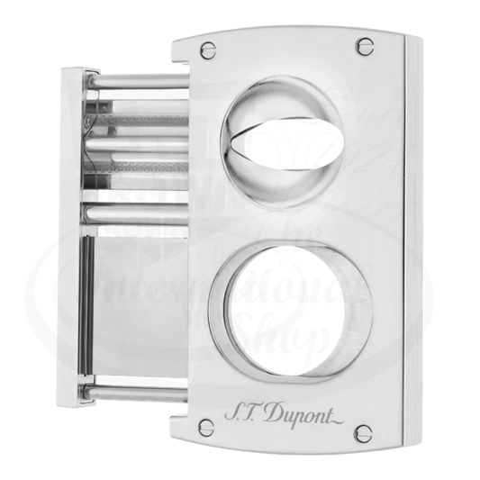 S.T. Dupont Double Blade Chrome Cigar Cutter, 003418