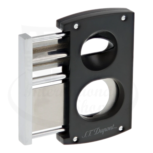 S.T. Dupont Double Blade Black Cigar Cutter, 003419