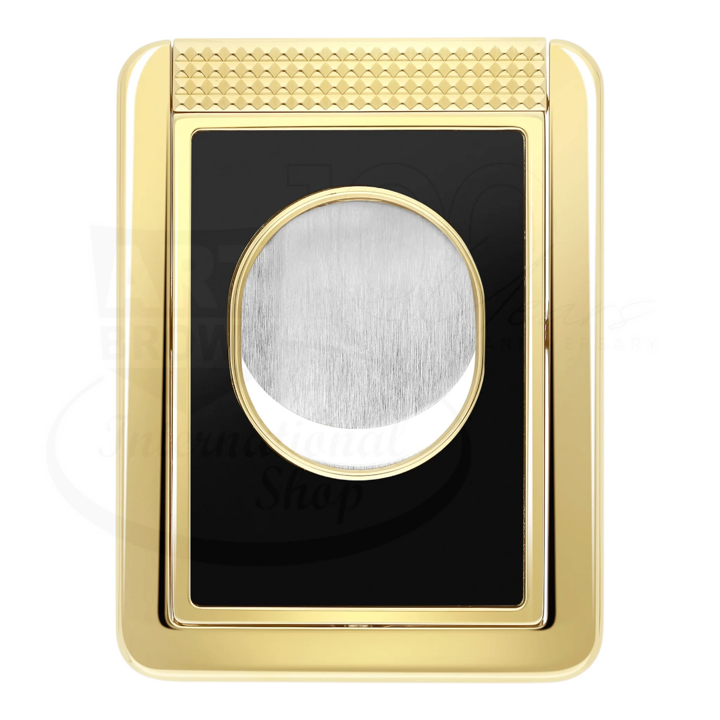 S.T. Dupont Black and Gold Cigar Cutter Stand, 003553