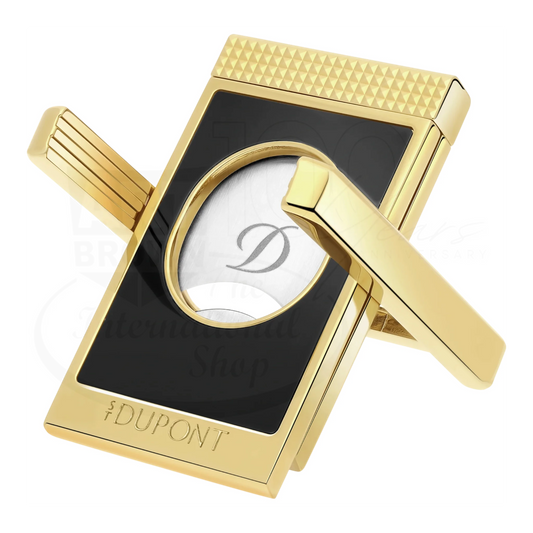 S.T. Dupont Black and Gold Cigar Cutter Stand, 003553