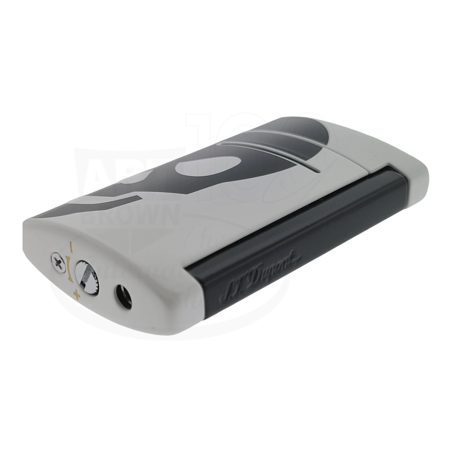 S.T. Dupont Minijet White & Black Skull Lighter, 010056