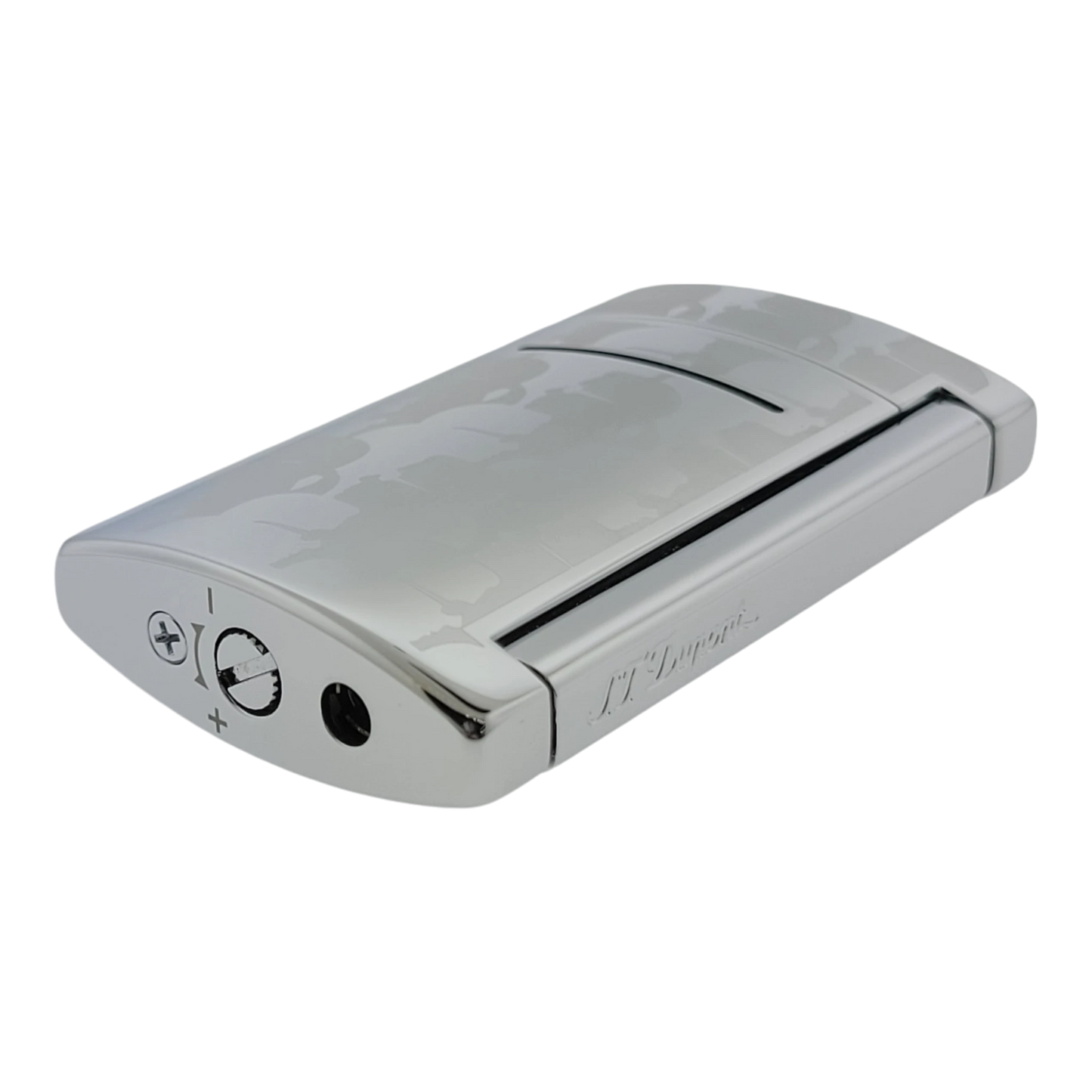 S.T. Dupont Minijet Karl Lagerfeld Chrome Lighter, 010070