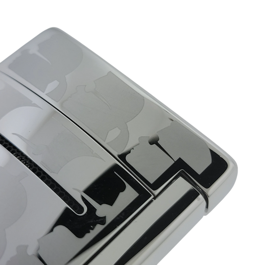 S.T. Dupont Minijet Karl Lagerfeld Chrome Lighter, 010070