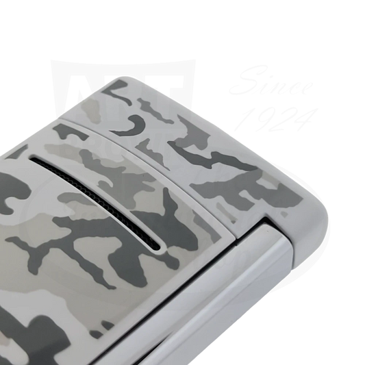 S.T. Dupont Minijet White Camo Lighter, 010089