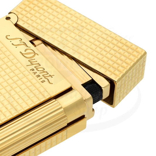 S.T. Dupont Ligne 2 Diamond Head Gold Lighter, 016284
