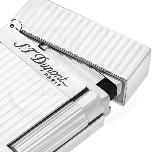 S.T. Dupont Ligne 2 Vertical Lines Silver Lighter, 016817