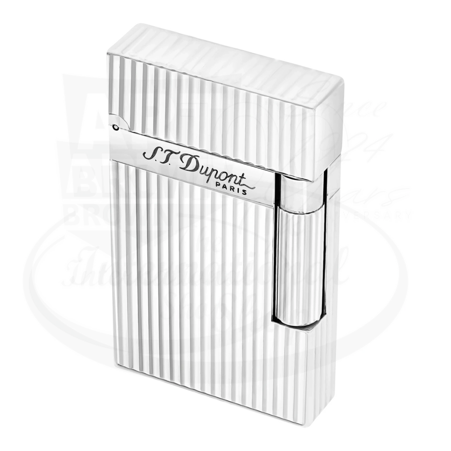 S.T. Dupont Ligne 2 Vertical Lines Silver Lighter, 016817