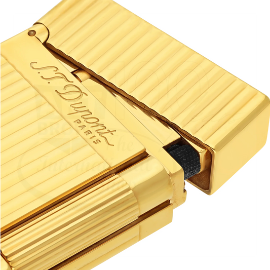 S.T. Dupont Ligne 2 Vertical Lines Gold Lighter, 016827