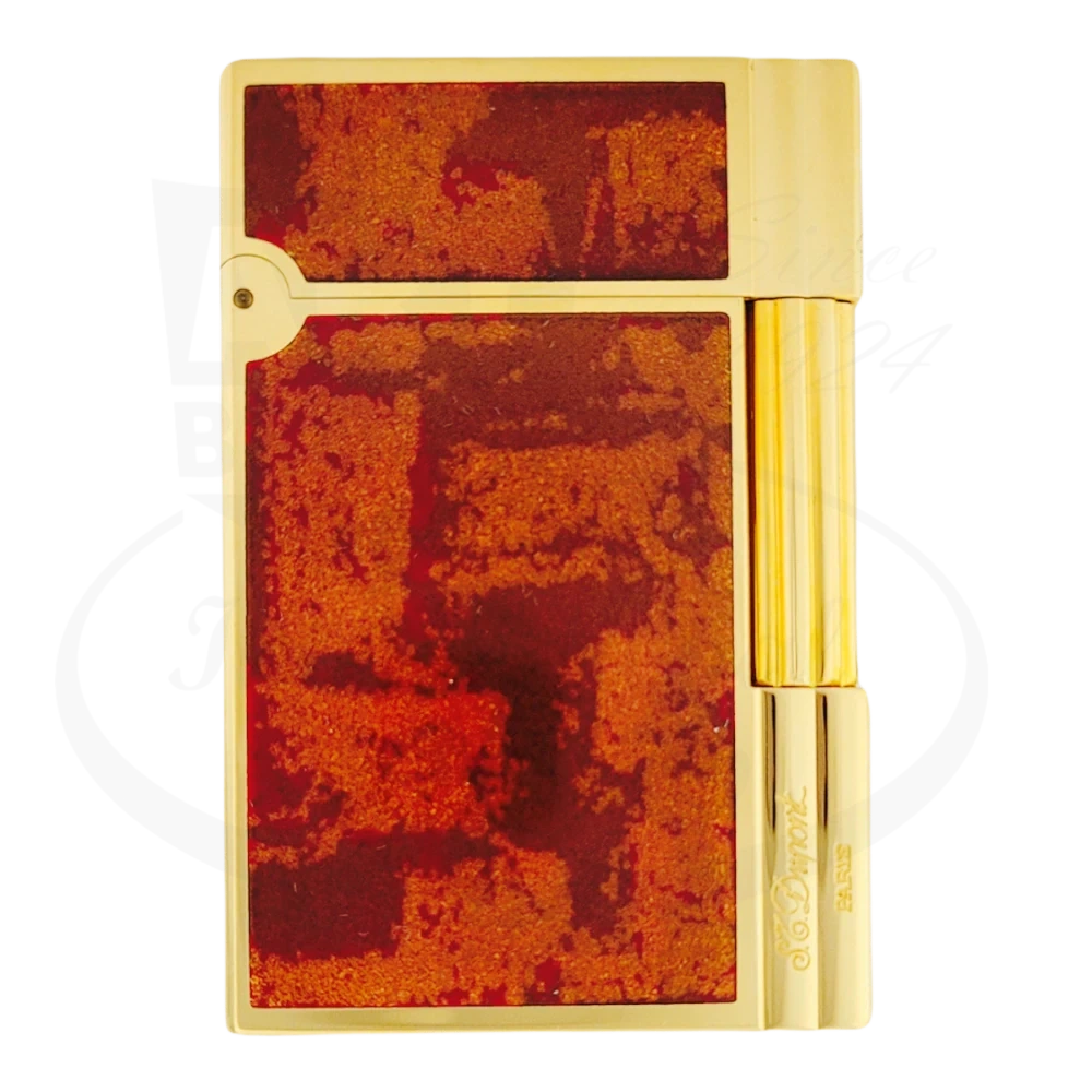S.T. Dupont Gatsby Brown/Orange Lacquer and Gold Dust Gold S.T. Dupont Gatsby Brown/Orange Lacquer and Gold Dust Gold