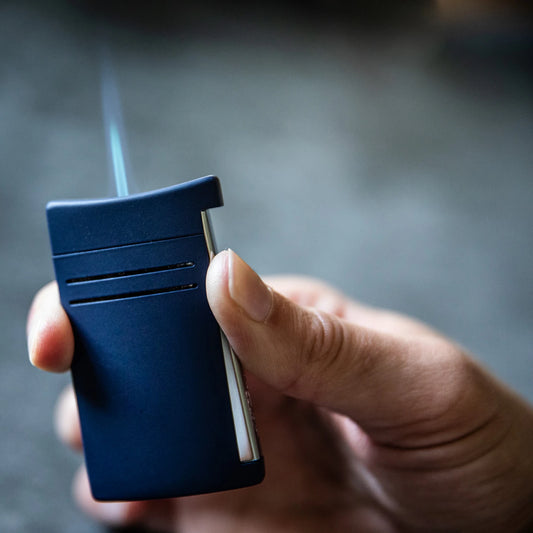 S.T. Dupont Maxijet Matte Blue Torch Lighter, 020027