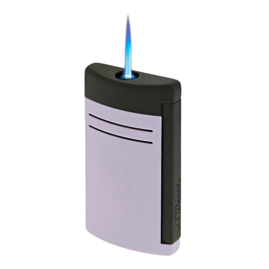 S.T. Dupont Maxijet Matte Black & Lilac Lighter, 020162