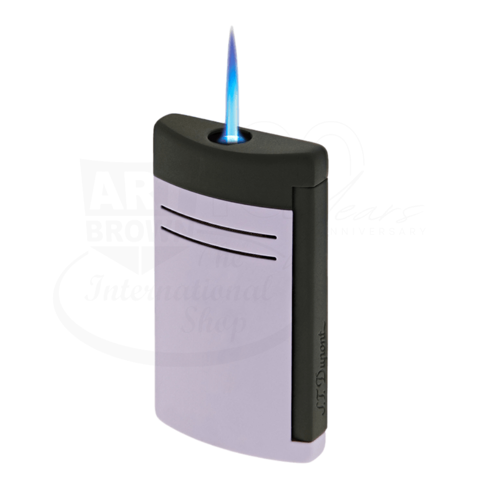 S.T. Dupont Maxijet Matte Black & Lilac Lighter, 020162