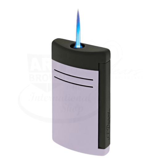 S.T. Dupont Maxijet Matte Black & Lilac Lighter, 020162