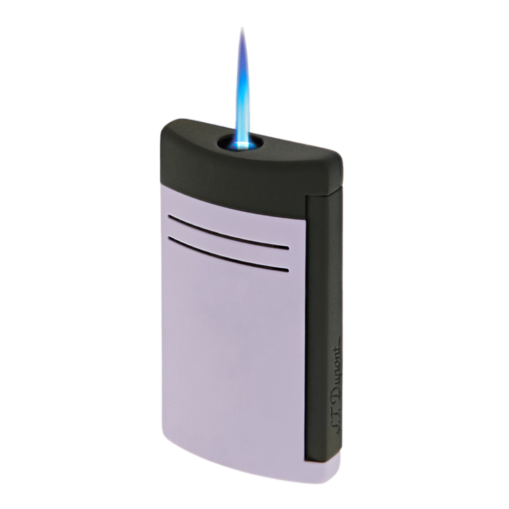 S.T. Dupont Maxijet Matte Black & Lilac Lighter, 020162
