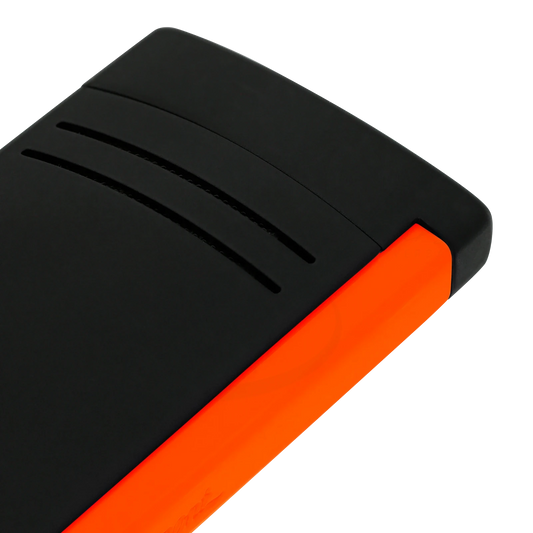 S.T. Dupont Maxijet Fluo Black & Orange Lighter, 020169