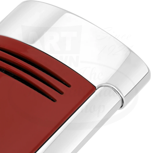 S.T. Dupont Megajet Lighter Red/Chrome, D-020703
