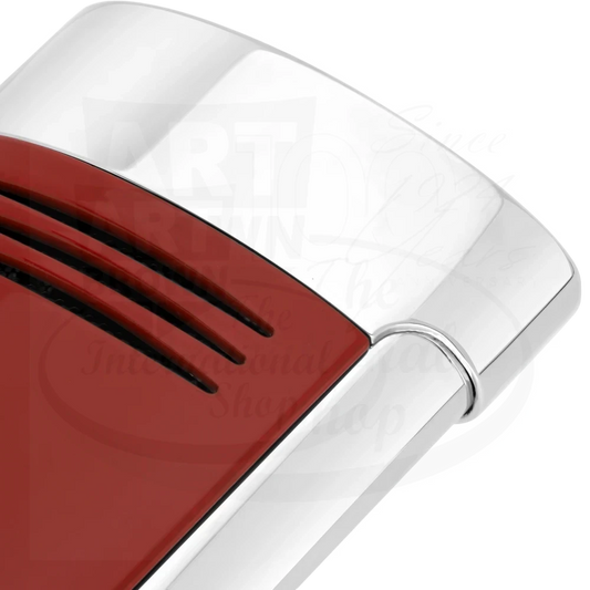 S.T. Dupont Megajet Lighter Red/Chrome, D-020703