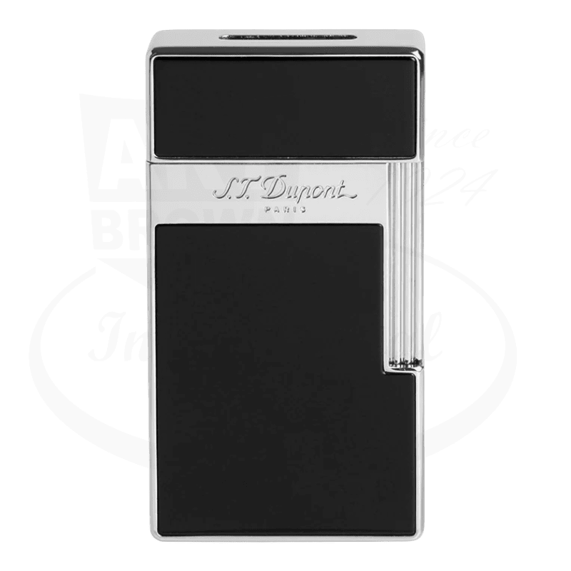 S.T. Dupont Big D Black Lacquer & Chrome Lighter, 025001