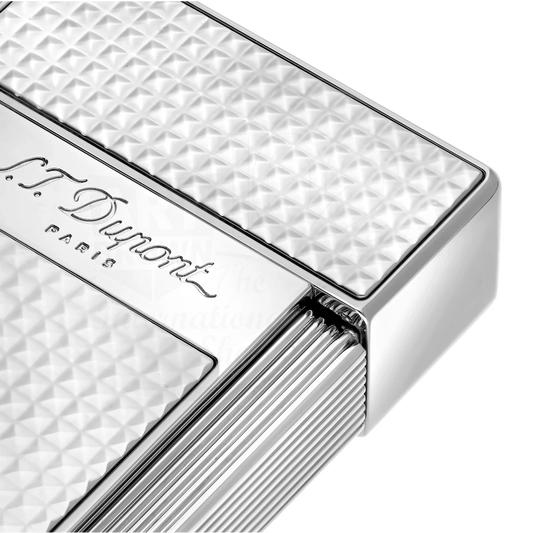 S.T. Dupont Biggy Chrome Diamond Head Lighter, 025010