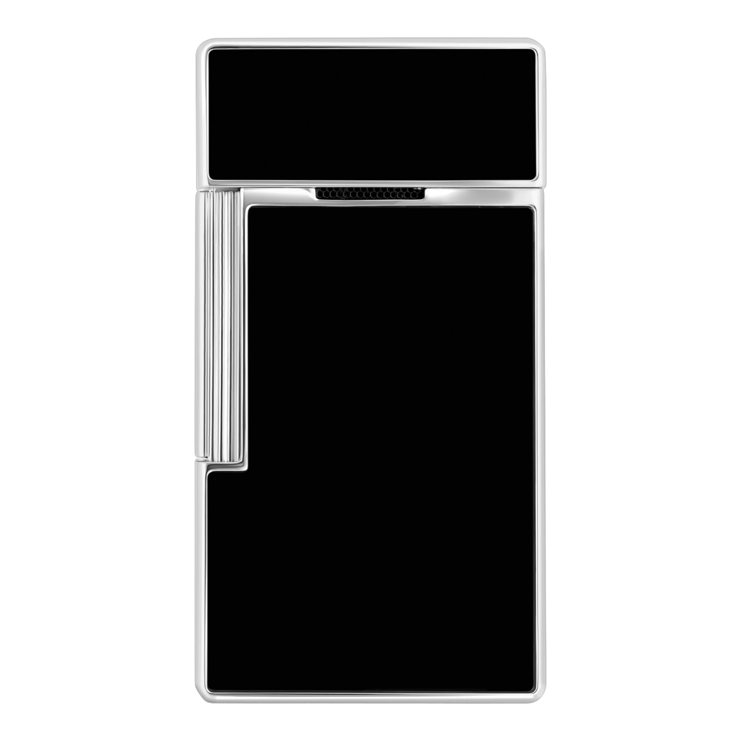 S.T. Dupont Biggy Black Lacquer & Chrome Lighter, 025221