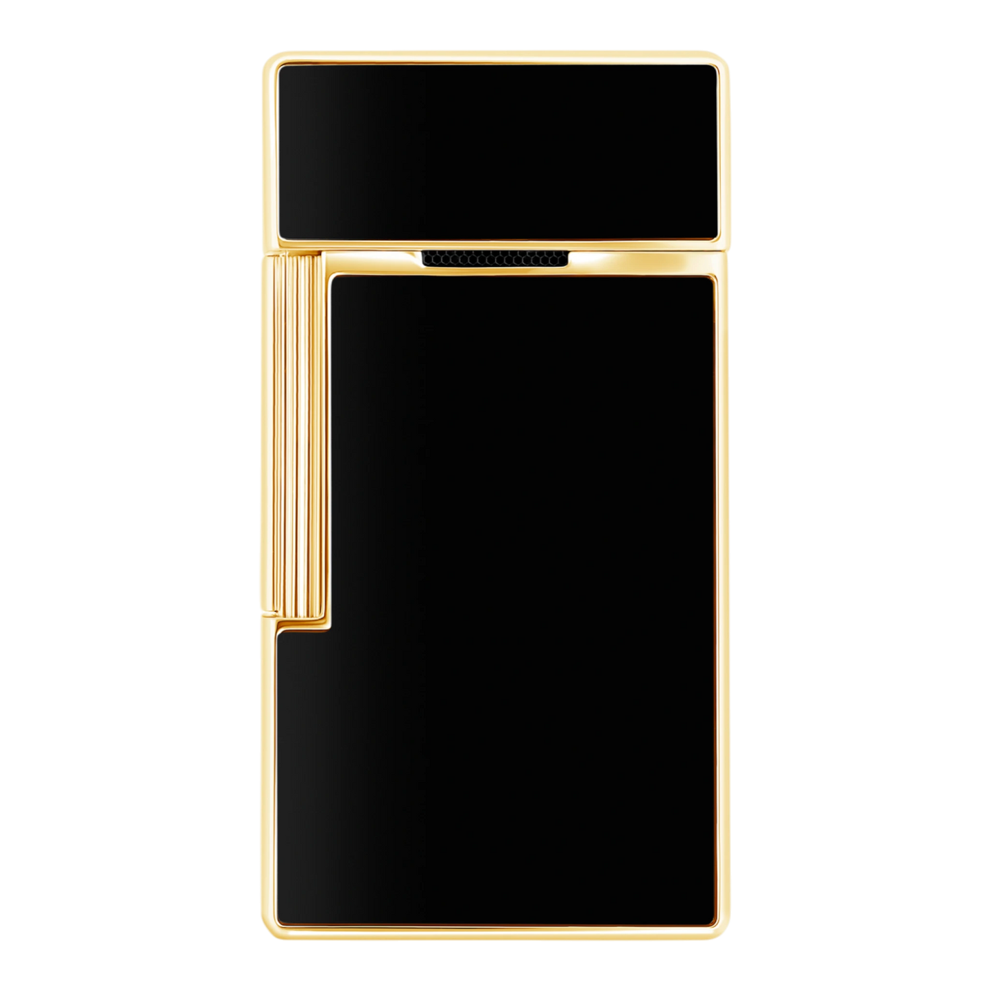 S.T. Dupont Biggy Black Lacquer & Gold Lighter, 025222