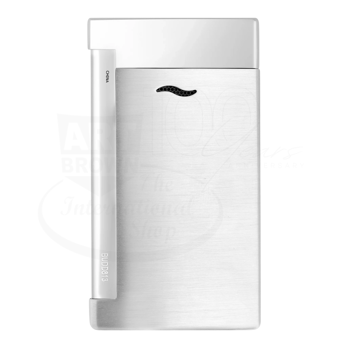 S.T. Dupont Slim 7 Brushed Chrome, 027701 luxury lighter in brushed chrome, gallery image 4 with square 2048x2048 size