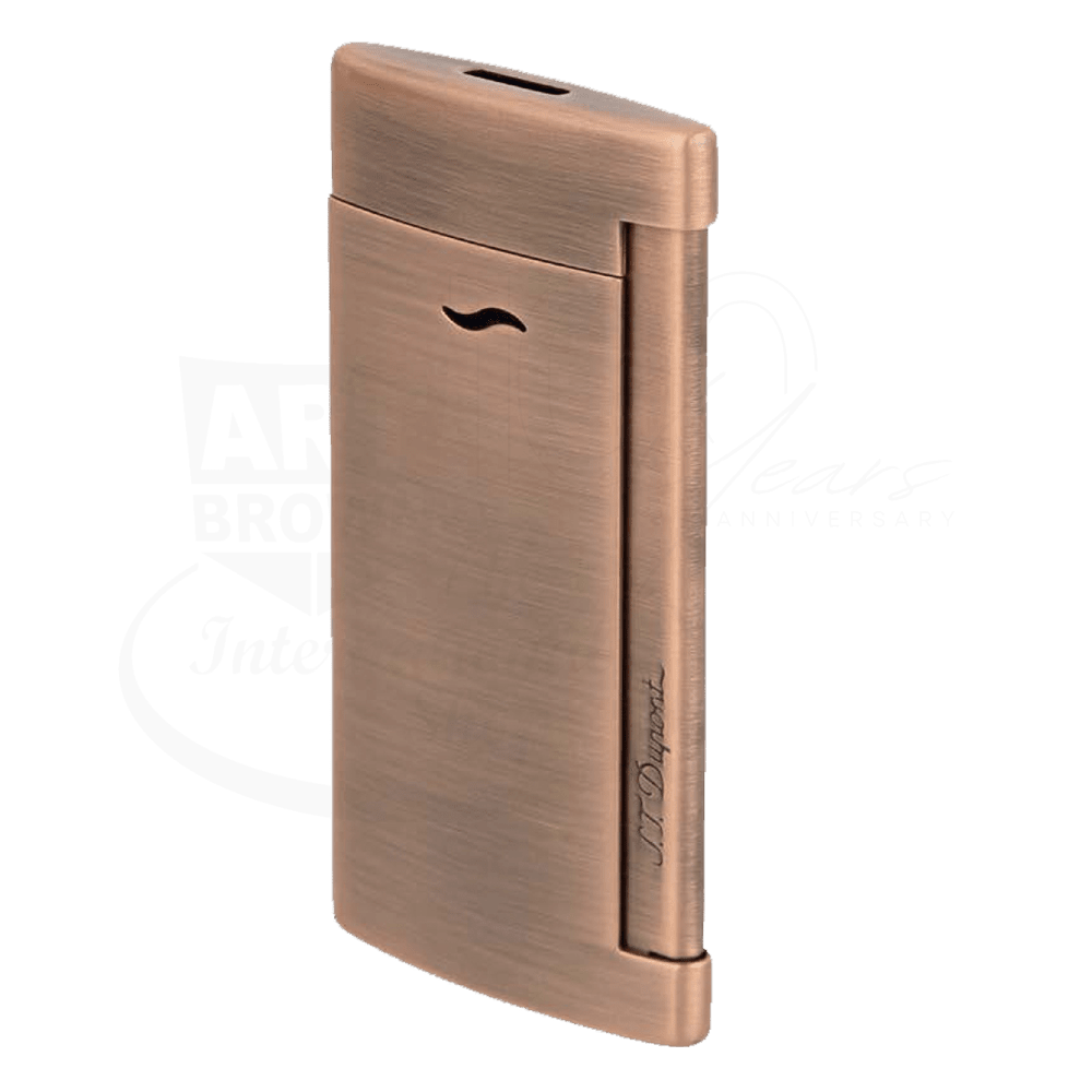 S.T. Dupont Slim 7 Full Brushed Copper Lighter, 027809