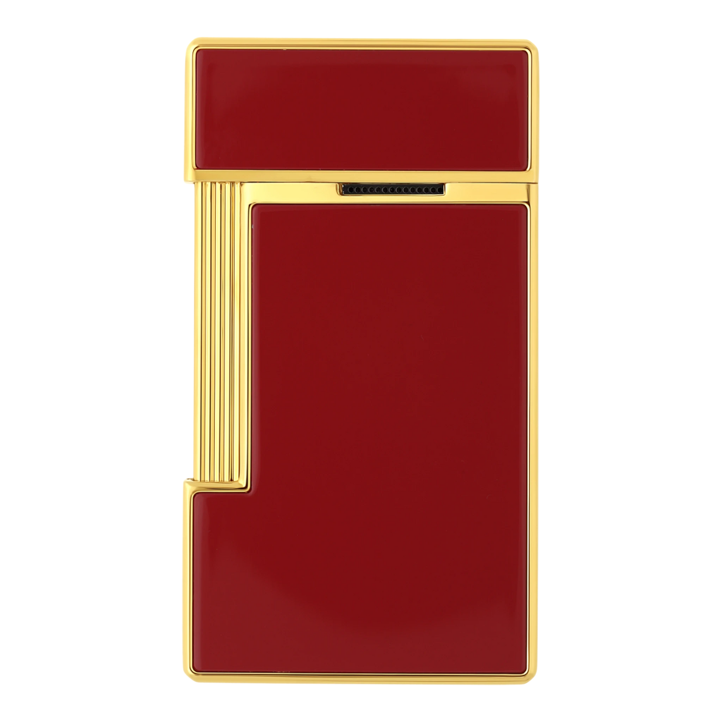 S.T. Dupont Slimmy Red Lacquer & Gold Lighter, 028030