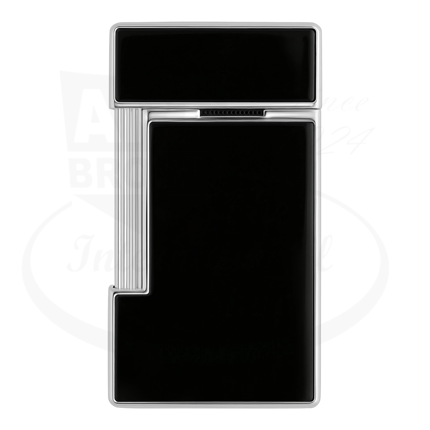 S.T. Dupont Slimmy Black Lacquer & Chrome Lighter, 028221