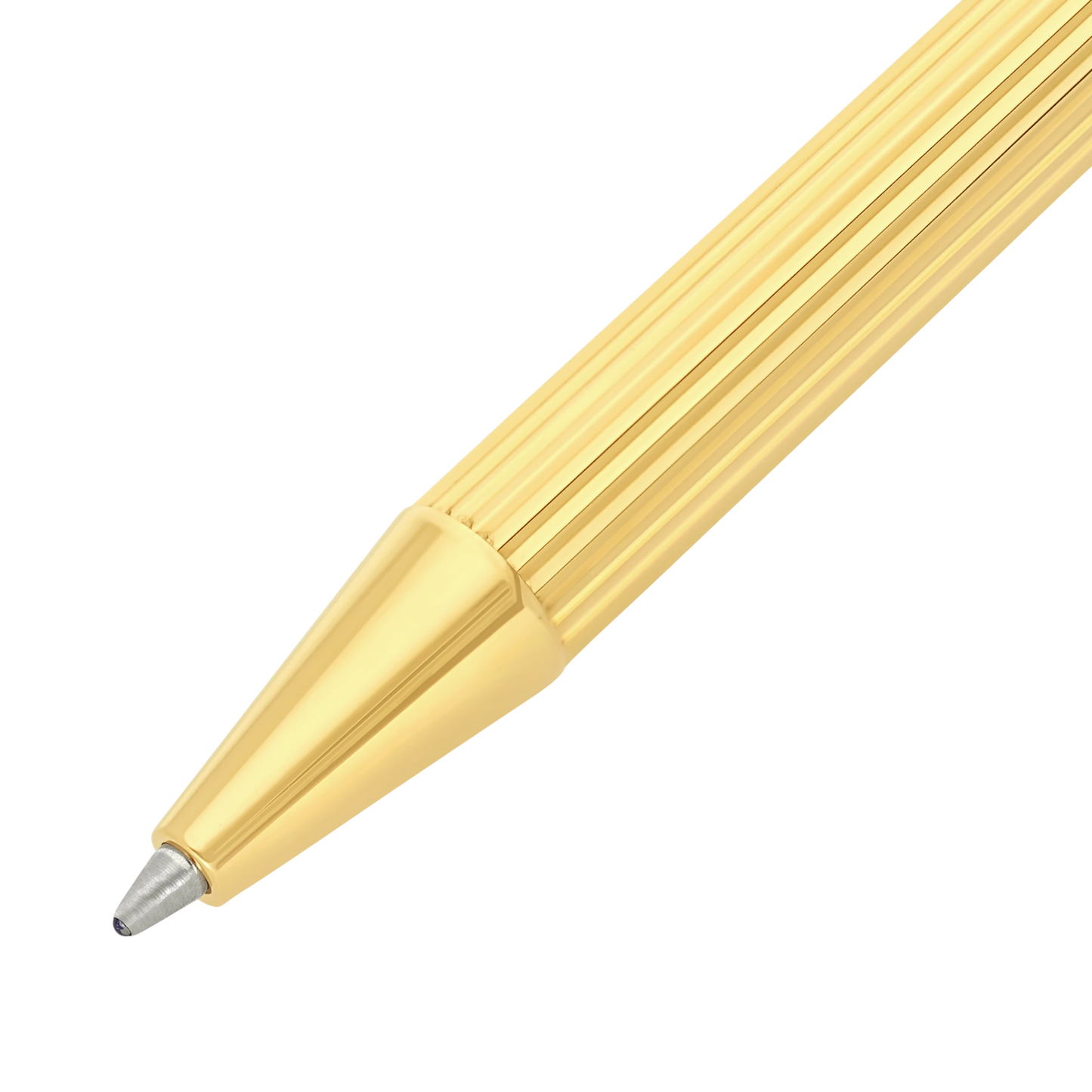 S.T. Dupont New Classique Gold and Red Lacquer Ballpoint Pen, 045078N