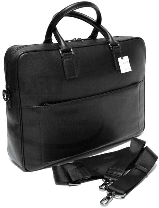 S.T. Dupont Line D Soft Grain Leather Black Document Holder, 093102