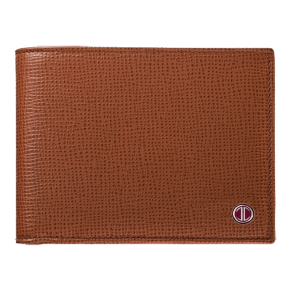 Davidoff Bilfold Wallet with Coin Pocket in Tan Leather, 10223