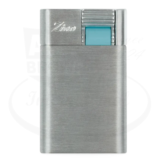 Zino ZM Jet Flame Lighter Chrome/Cyan