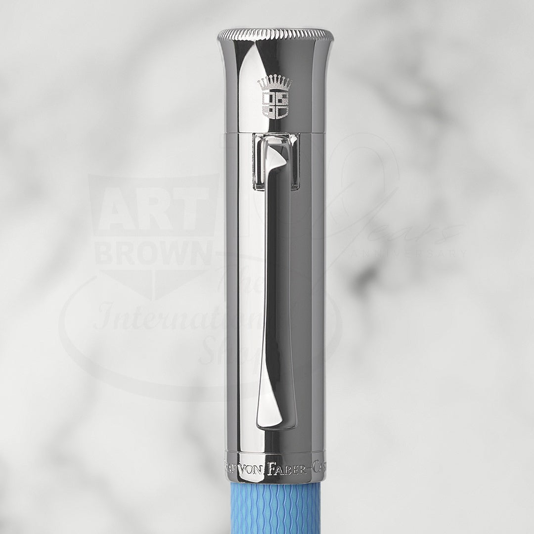 Graf von Faber-Castell Guilloche Blue Gulf Fountain Pen