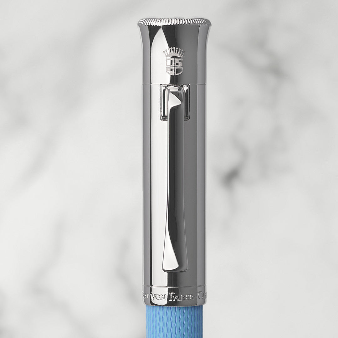 Graf von Faber-Castell Guilloche Blue Gulf Fountain Pen