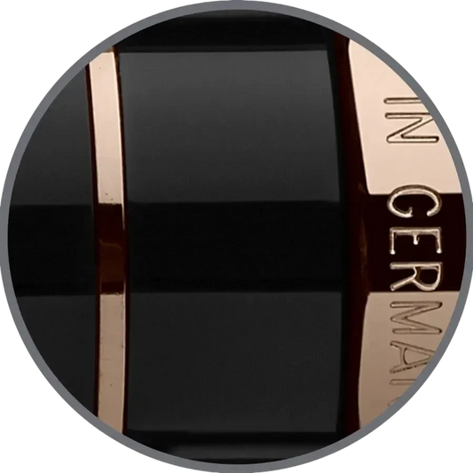 Graf von Faber-Castell Anello Black Resin & Rose Gold Fountain Pen