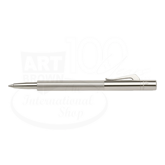 Graf von Faber-Castell Platinum Plated Pocket Ballpoint Pen