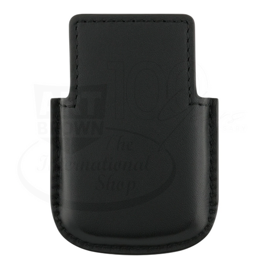 Backside of soft leather lighter case for Le Grand lighters, slip in leather pouch