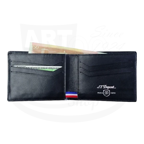 S.T. Dupont Carbon Black 6CC Billfold Wallet 170001