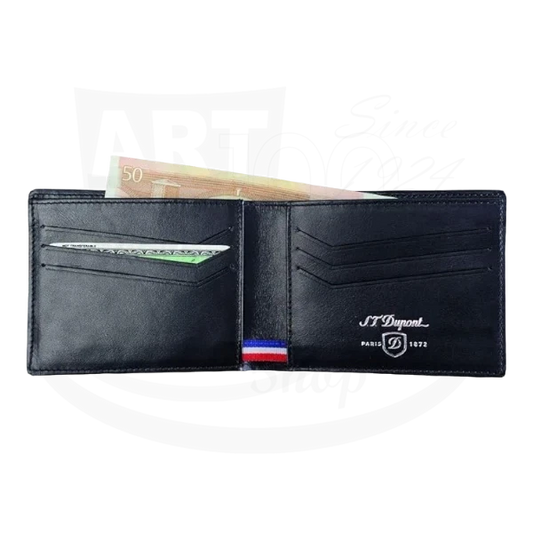 S.T. Dupont Carbon Black 6CC Billfold Wallet 170001