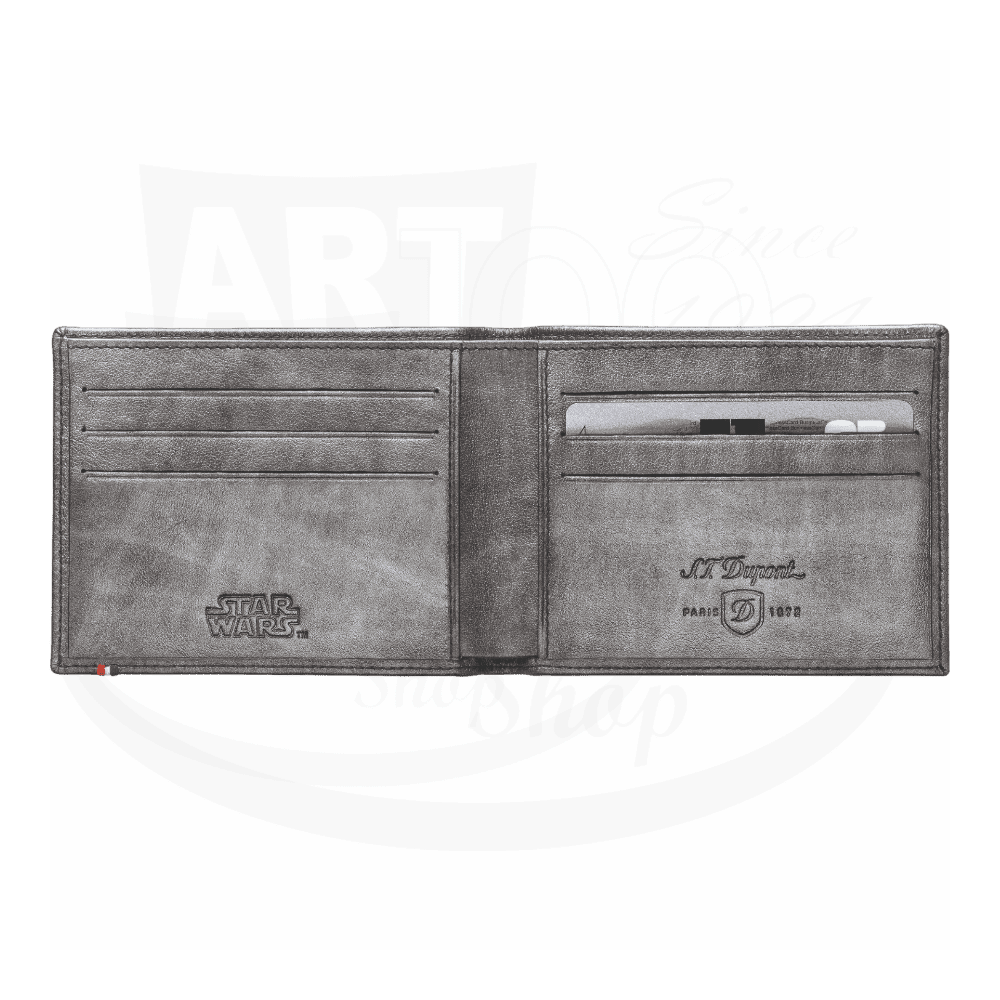 S.T. Dupont Silver Star Wars 6 Credit Card Billfold, 180251