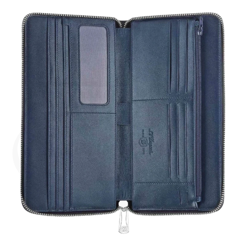 S.T. Dupont Grain Blue Flat Organizer, 180272