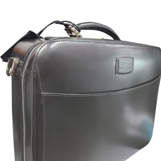 S.T. Dupont Display Model Line D Black Leather Document Holder, 181004