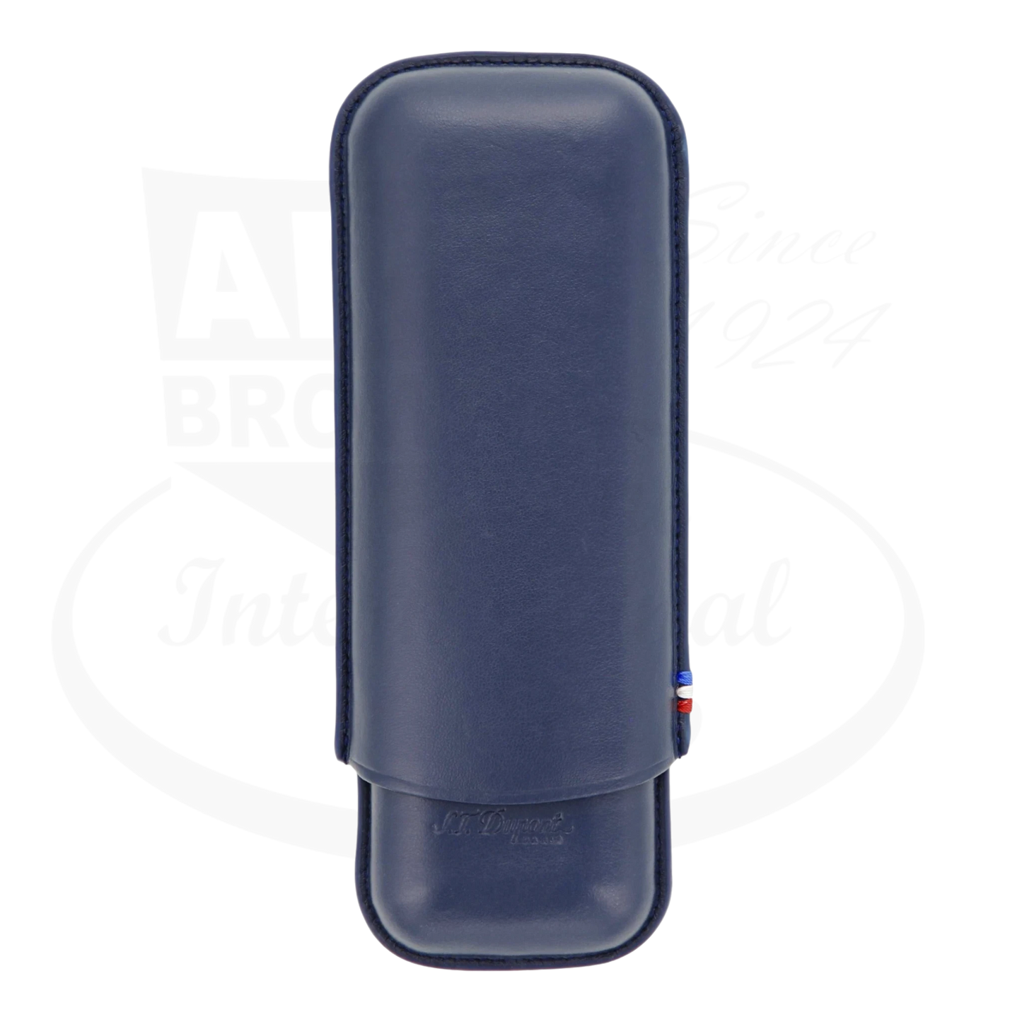 S.T. Dupont Atelier 2 Cigar case in blue leather.