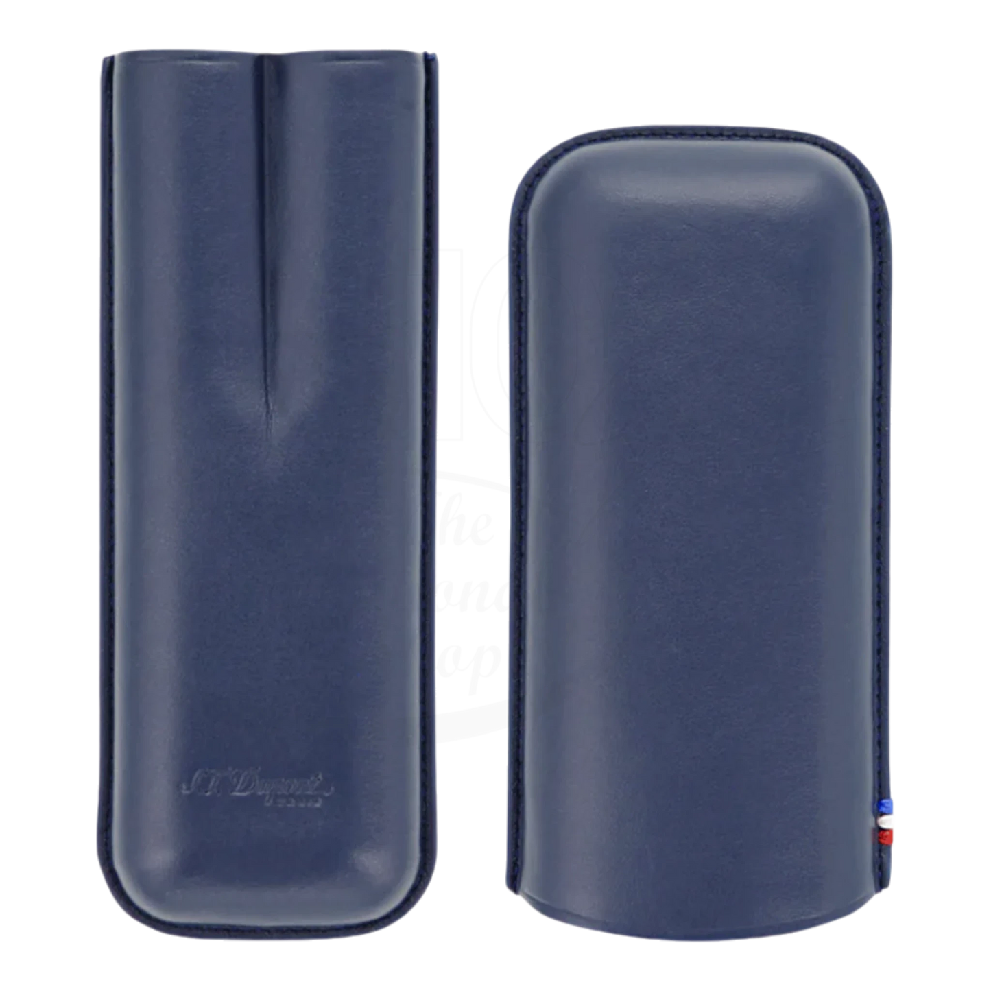 S.T. Dupont Atelier 2 Cigar Case Blue Leather, 183121 shown in gallery position 2 with square 2048x2048 dimensions