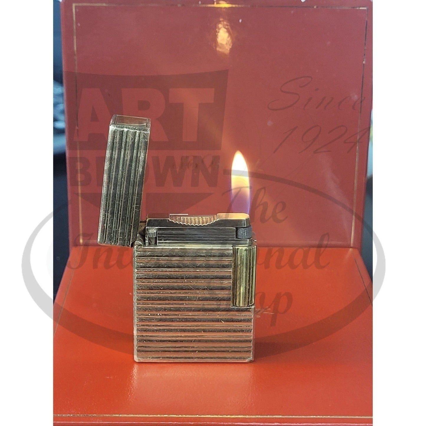 S.T. Dupont Line 1 Gold Horizontal Lines