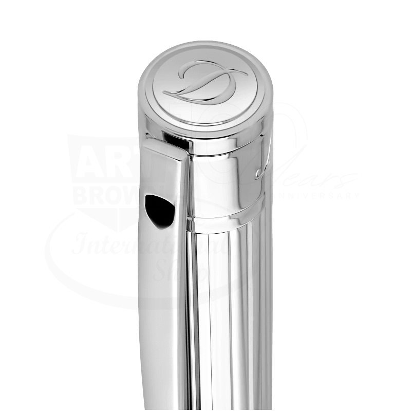 S.T. Dupont D-Initial Chrome Ballpoint Pen, 265201